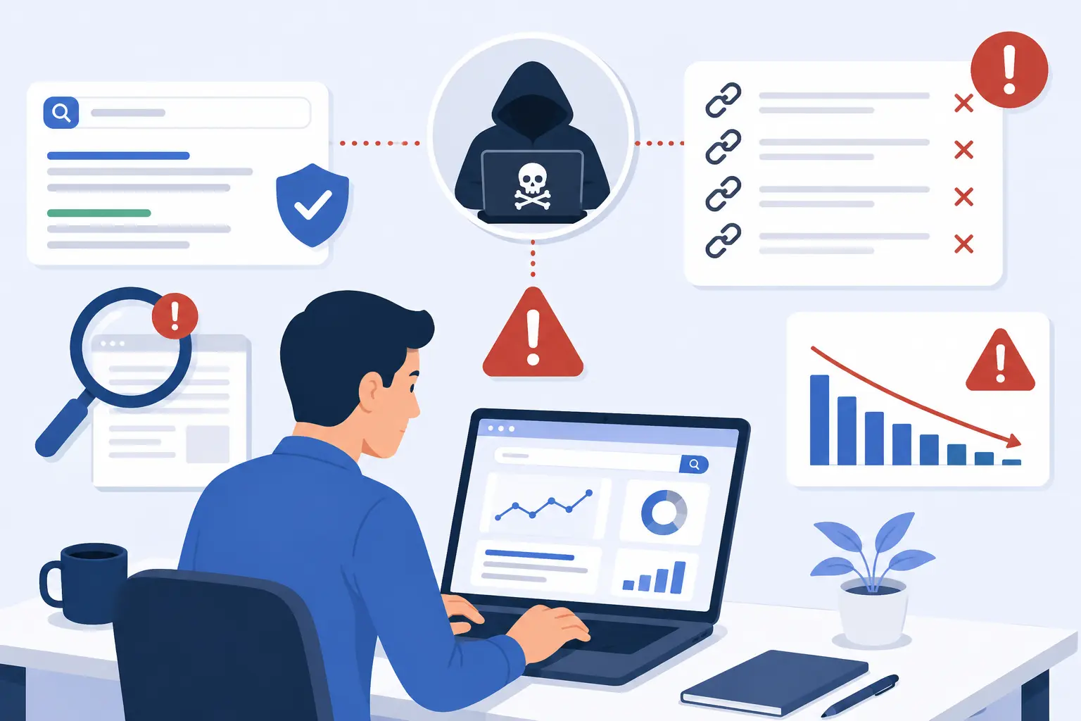 Negative SEO: cos'è, rischi e come proteggere il sito